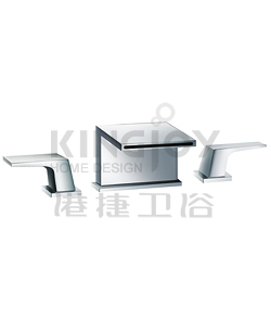 (KJ803T001) 3-hole deck bath/shower filer