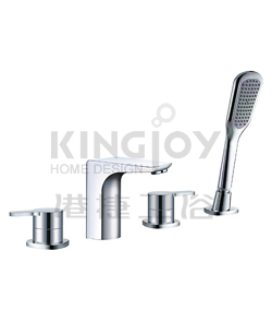 (KJ805R000) 4-hole bath/shower mixer deck-mounted