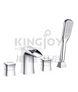 (KJ835R000) 4-hole bath/shower mixer deck-mounted