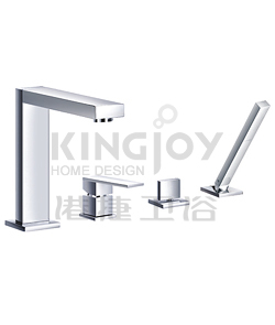 (KJ806R001) 4-hole deck bath/shower mixer