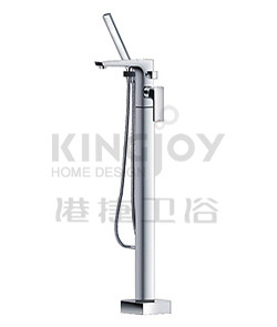 (KJ802M001) Single lever bath/shower mixer floor-mounted