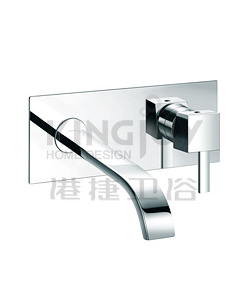 (KJ818V001) Single lever wall basin mixer