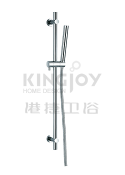 (KJ8077908) Slide rail set with and flexible hose and handshower