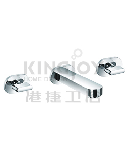 (KJ808Q000) Two-handle basin mixer wall-mounted