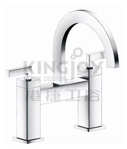 (KJ836N000) Two-handle bath mixer deck-mounted