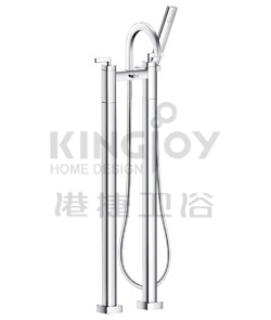 (KJ836M002) Two-handle bath/shower mixer floor-mounted