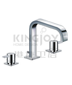 (KJ812T000) Two-handle deck basin mixer
