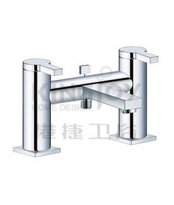 (KJ816M000) Two-handle deck bath/shower mixer