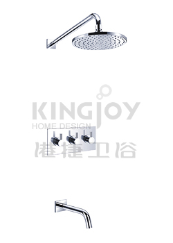 (KJ8078460) Wall thermostatic concealed bath/shower mixer