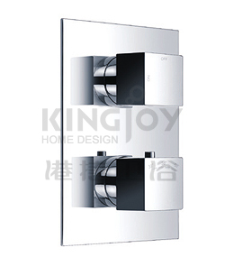(KJ8064101) Wall thermostatic shower mixer with 3-way diverter