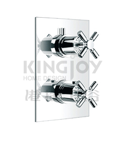 (KJ8214106(G1/2") KJ8214136(G3/4")) Wall thermostatic shower mixer with diverter