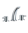 (KJ828T000) 3-hole bath mixer deck-mounted