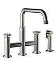4-hole basin mixer deck-mounted