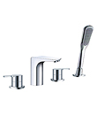 (KJ805R000) 4-hole bath/shower mixer deck-mounted