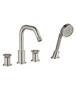 (KJ826R000 Brushed Nickel PVD) �Ŀ�̨ʽԡ��/��ԡ��ͷ