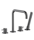 4-hole deck shower mixer