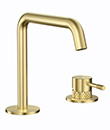 Single handle basin mixer deck-mounted