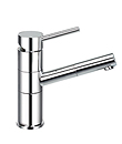 Single lever basin mixer pull-out weth handshower