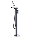 (KJ802M001) Single lever bath/shower mixer floor-mounted