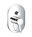Single lever concealed 4-way bath/shower mixer with diverter