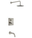 (KJ8277201 Brushed Nickel PVD) ����ǽʽԡ��/��ԡ��ͷ