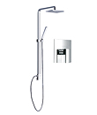 Single lever concealed shower mixer