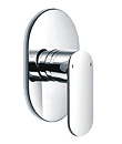 Single lever concealed shower mixer without diverter