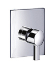 Single lever concealed shower mixer without diverter