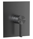 Single lever concealed shower mixer without diverter