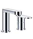 Single lever deck basin mixer