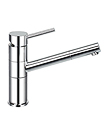 Single lever sink mixer pull-out handshower