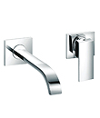 (KJ806V002) Single lever wall basin mixer