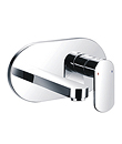 Single lever wall basin mixer