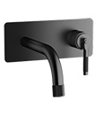 Single lever wall basin mixer