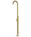 Stainless steel outdoor shower