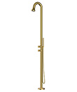 Stainless steel outdoor shower