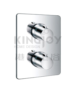 Thermostatic concealed mixer with diverter
