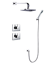 (KJ8128450) Thermostatic concealed shower mixer with handshower