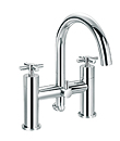 Two-handle bath/shower mixer