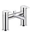 Two-handle bath/shower mixer deck-mounted