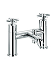 Two-handle bath/shower mixer deck mountded