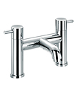 Two-handle deck bath mixer