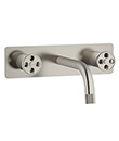 (KJ826Q000 Brushed Nickel PVD) ˫��ǽʽ������ͷ