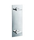 Two-handle wall shower mixer