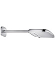 Wall shower arm with