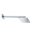 Wall shower arm with rainshower(200*200MM)