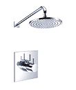 Wall thermostatic concealed shower mixer