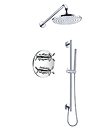 (KJ8218408) Wall thermostatic concealed shower mixer