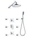 Wall thermostatic shower mixer