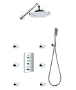 Wall thermostatic shower mixer